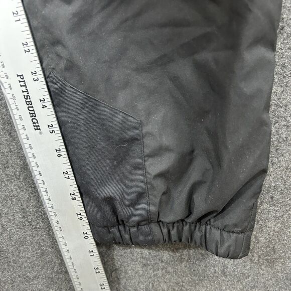 Vintage Alpine Design Gore-Text Ski Pants Men's Medium Black Fleece Lined Snow - Picture 9 of 15